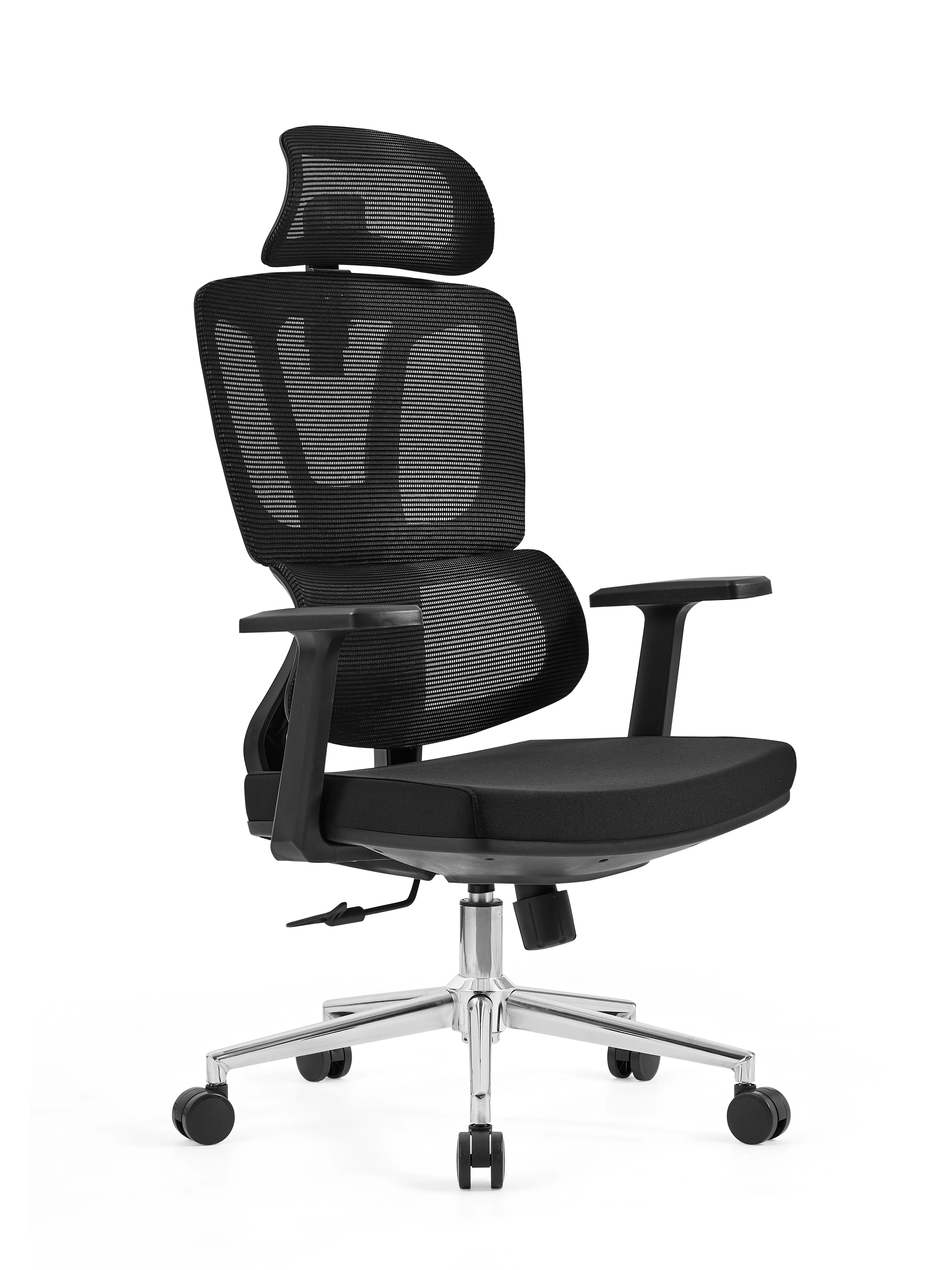 Lumbar Support Modern Ergonomics Ergonomic Mesh Game Office Chair with Perforated Hollow Seating
