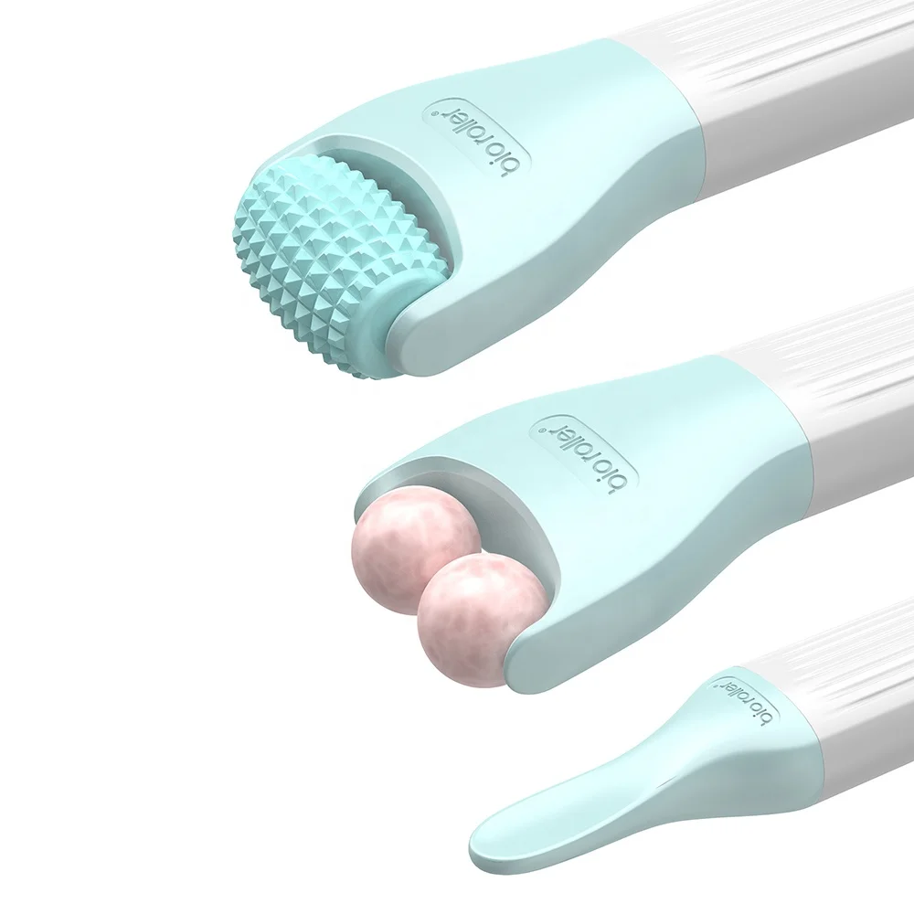 10 in 1 Derma Roller Kit G10 Skin Lifting Beauty Equipment Skin Cooling ice Roller Double Jade Massage Microneedle Skincare Tool