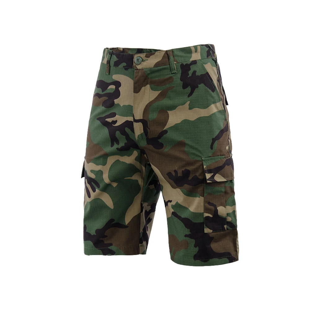 Factory Price Waterproof Camo Pants Dark Woodland Breathable BDU Camouflage Shorts