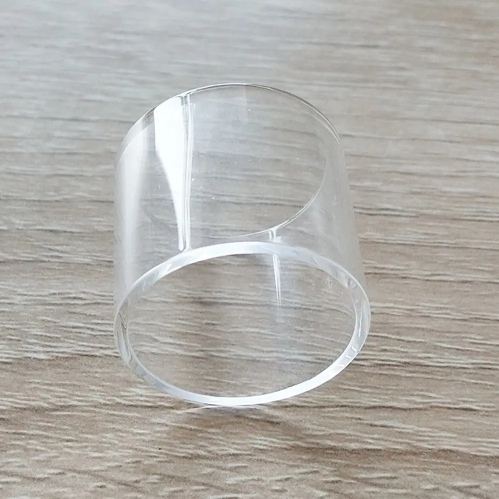 Heat resistant clear borosilicate glass sight glass