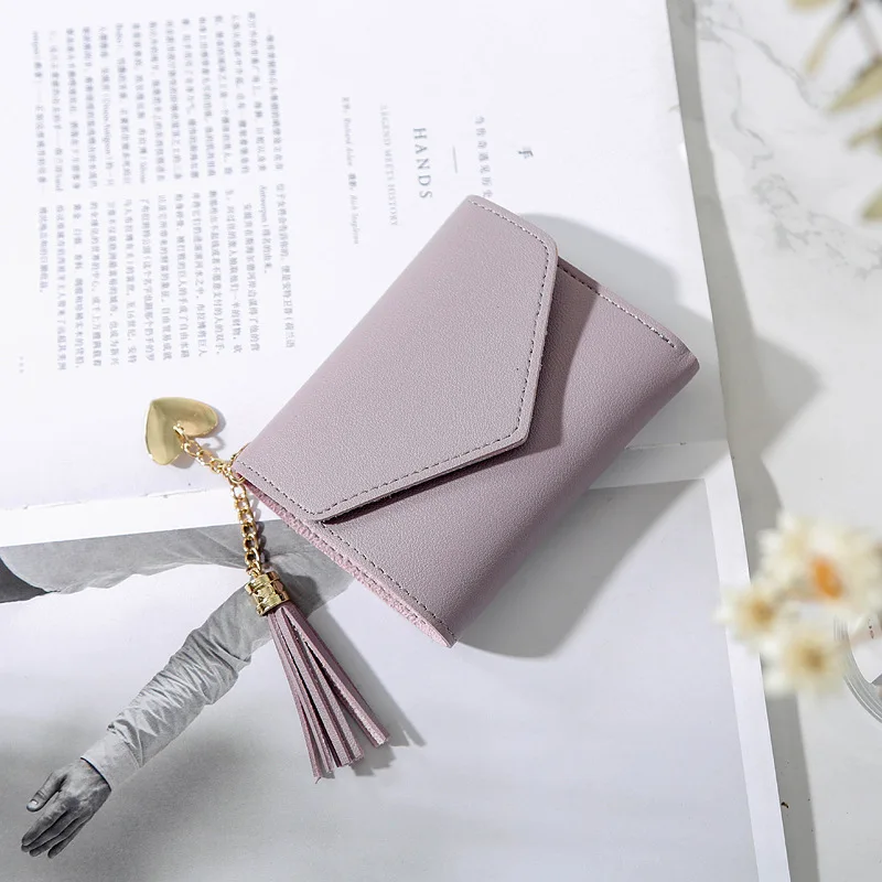 Factory wholesale Luxury Girl Female Fancy Wallet Brand Women RFID Rabbit Pendant Tassel Billetera Purse Carteras Women Wallet