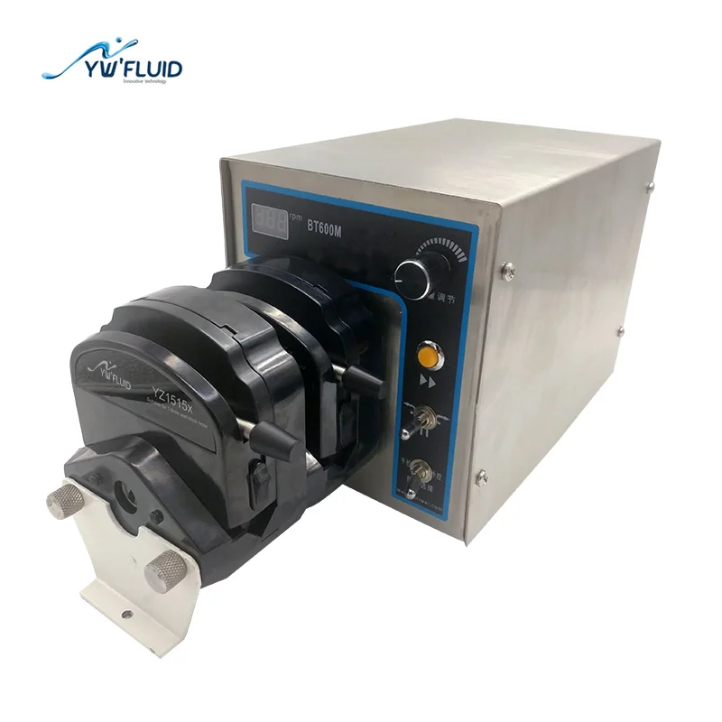 YWfluid Easy load pump head Large flow rate Laboratory filling peristaltic pump used for Environmental device