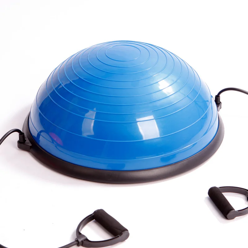 2021 Newest Design 46cm Anti Burst Air Pump Half Gym Ball Half Ball Balance Train Core Muscle Exercise