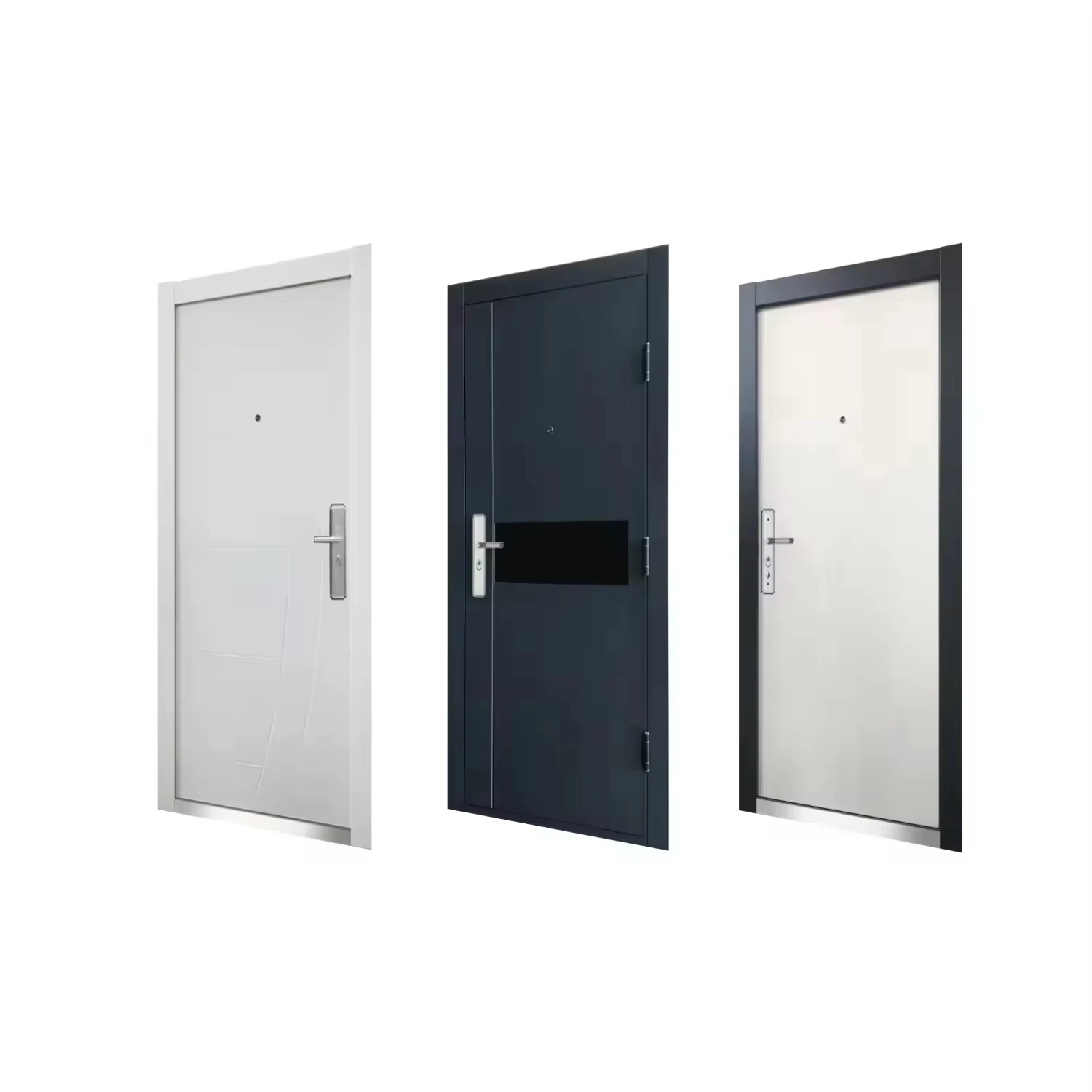 Main Entrance Luxury Steel Door Security Exterior Metal Door Main Entrance Modem Design