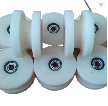 Good CNC machining  small and big pulley wheels can be used for rope and cable super wear resistance pulley