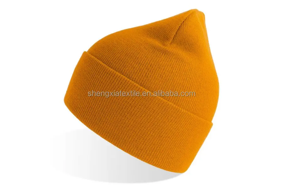 GRS Certificated Eco Friendly Environmental Sustainable Recycled Polyester Material Beanie Knitted winter hat