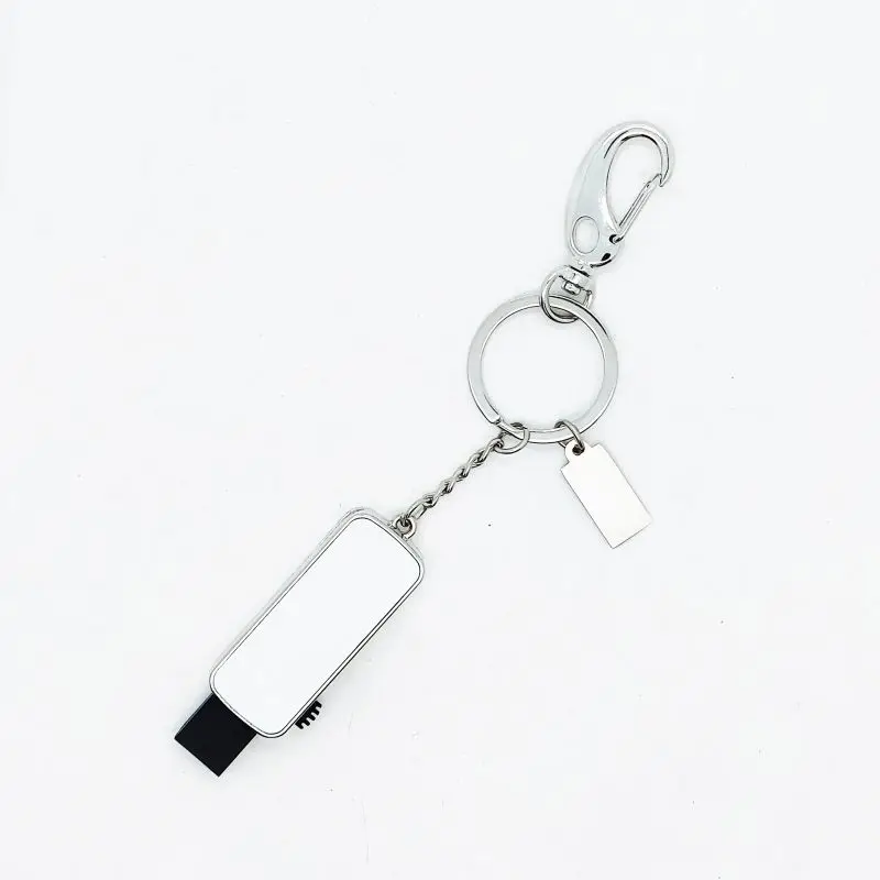 Qualisub Custom Silver Color 4G/8G/16G/32G/64G Sublimation USB Flash Disk Blanks USB Flash Drive for Sublimation for Heat Press