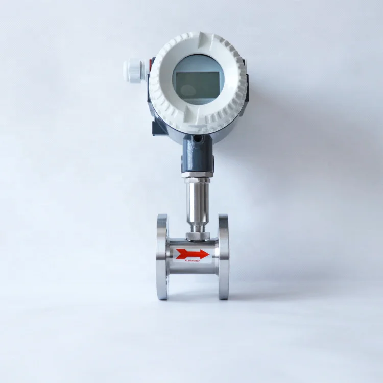 DN25 4-20mA Output Water Oil Liquid Turbine Flowmeter Impeller Flow Meter