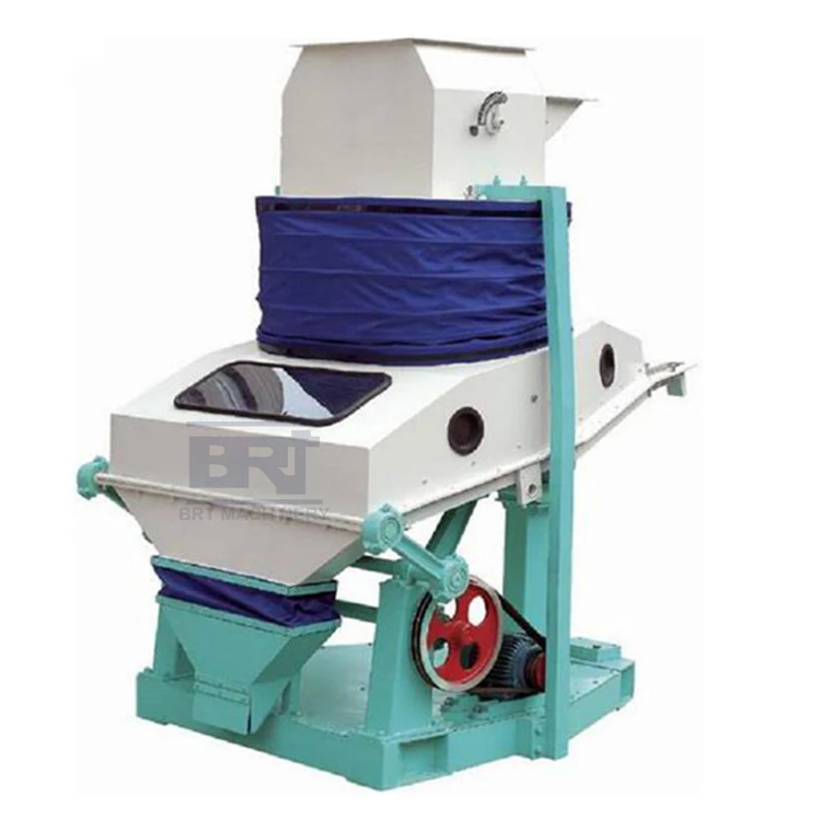 TQSX100 Rice cleaning destoner 5 ton rice mill rice stone removing machine