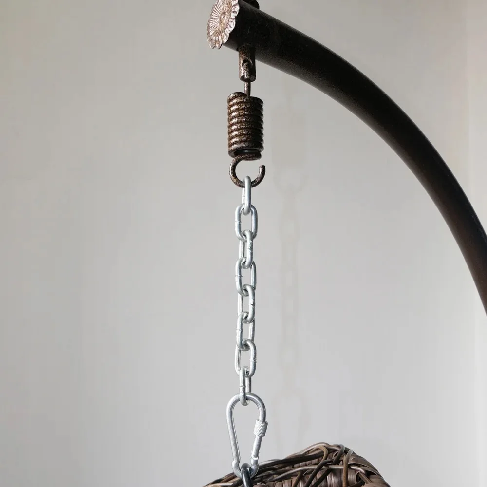 High quality European style rope garden swimming pool patio swing hanging chair with good price