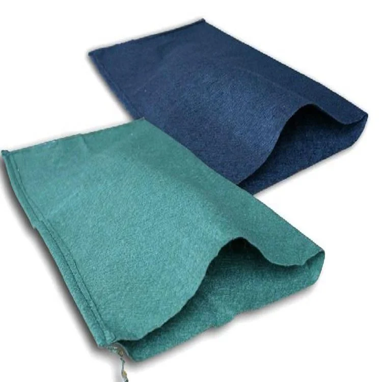 100% PET PP Non Woven Geotextile manufacturer Fabric Geo Bag for River Bank Woven geotextile sand bag