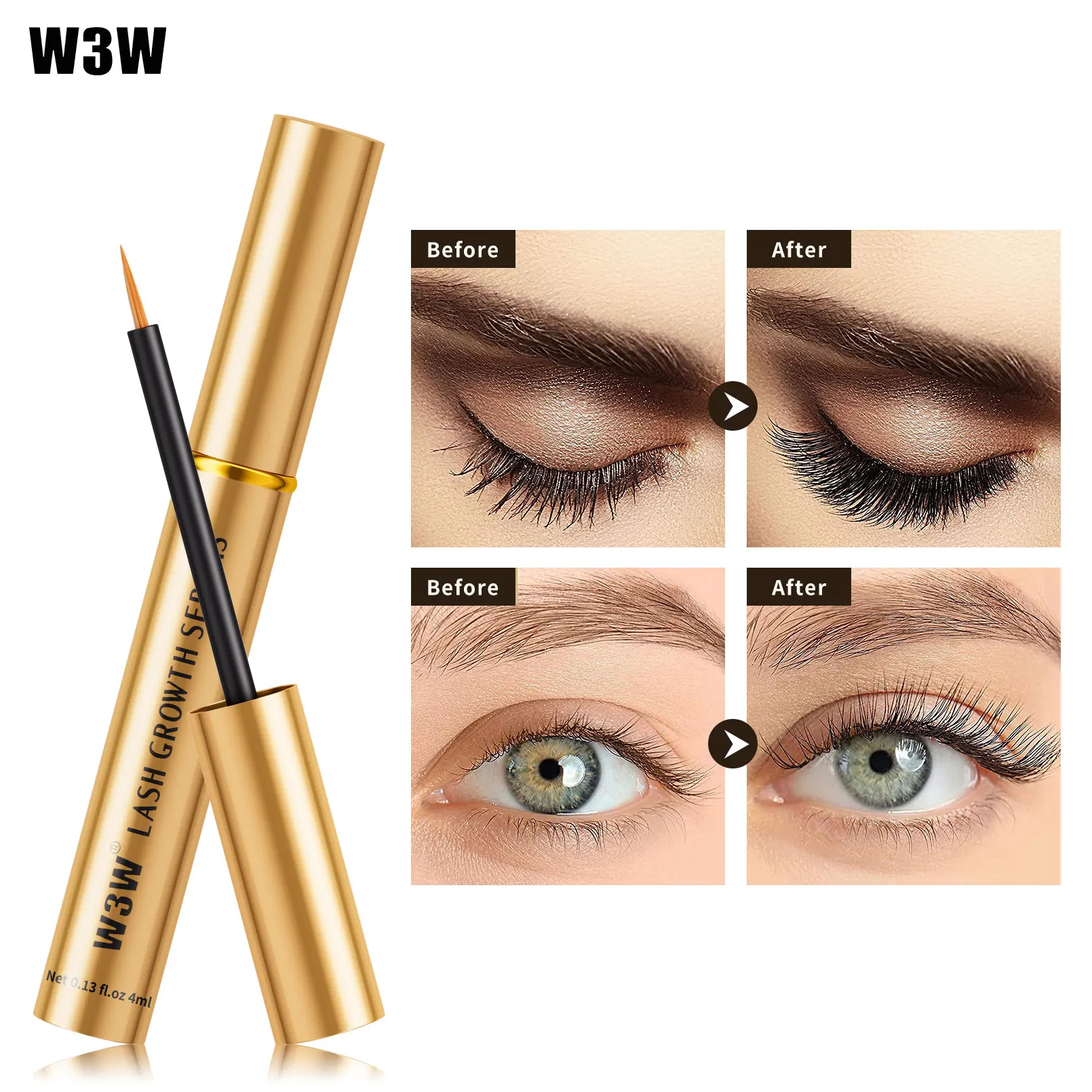 Natural Eyebrow Nourish Mascara 5 ML Eyelash Enhancer Growth Serum invisible mascara vegan formula