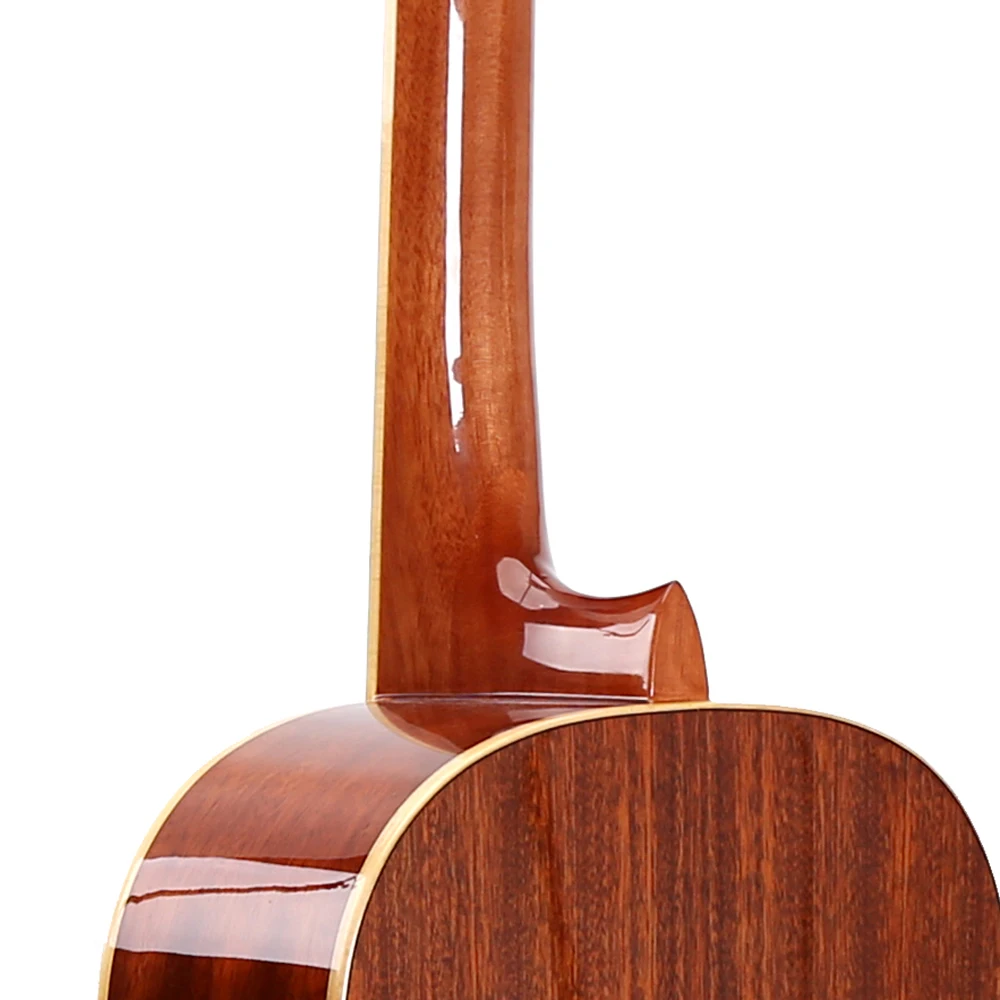 High Grade China OEM Wholesale Solid Sapele Body Blackwood Bridge Glossy Classical Guitar Factory Price For Sale