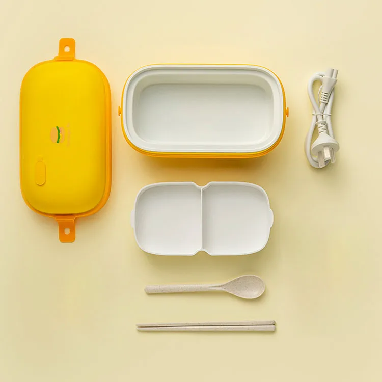 portable Double liner design 120W electric lunch heating box for home office