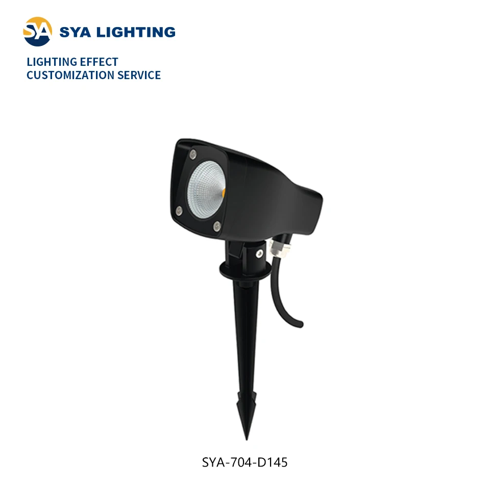 SYA-704 оптовая продажа уличное ландшафтное освещение газонная лампа 10 Вт 20 IP65 водонепроницаемая светодиодная с шипами
