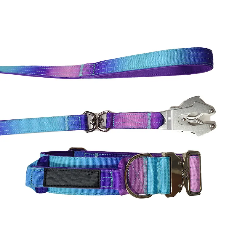 New Arrival High quality Adjustable Metal Buckle Nylon Tactical Dog Collar Suitable For Dog Training