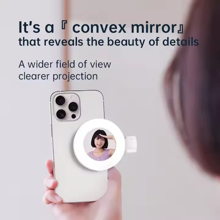 Factory Price Wholesale Portable Rechargeable LED Ring Light Mini Phone Selfie Fill Light for Smart Phone Tiktok Video Studio