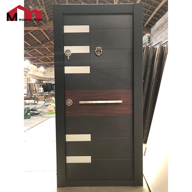 Exterior House Door Main Door Security American Steel Door With Modern Design