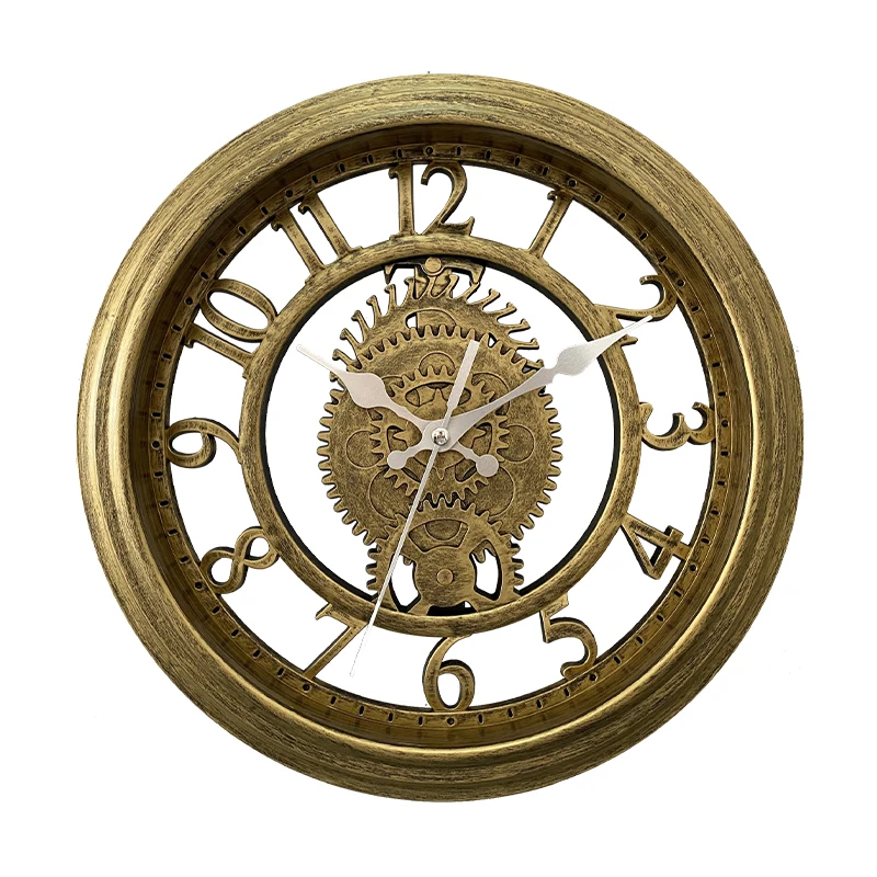 Business Gift Customised Wholesale Wall Decor Industrial Style Antique craft clock Wall Clocks