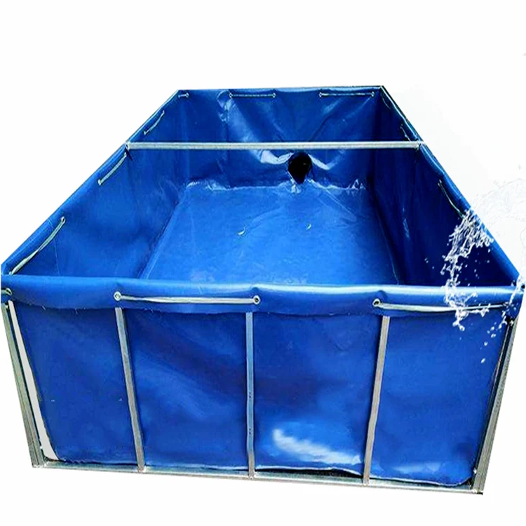 Складной резервуар из ПВХ для креветок и