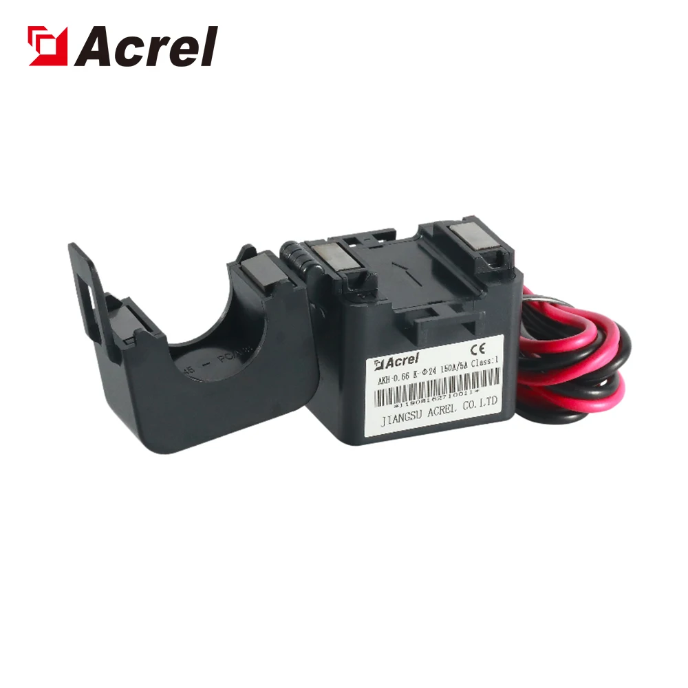 Acrel AKH-0.66/K-24  150-200A/5(1)A split core current transformer  class 0.5 connected with the panel meter or relay