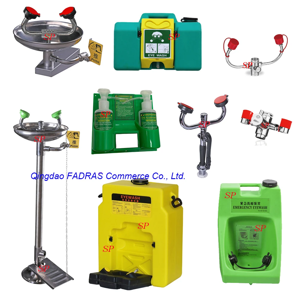 Foot control Eye Wash Equipment Emergency Laboratory Safety Station