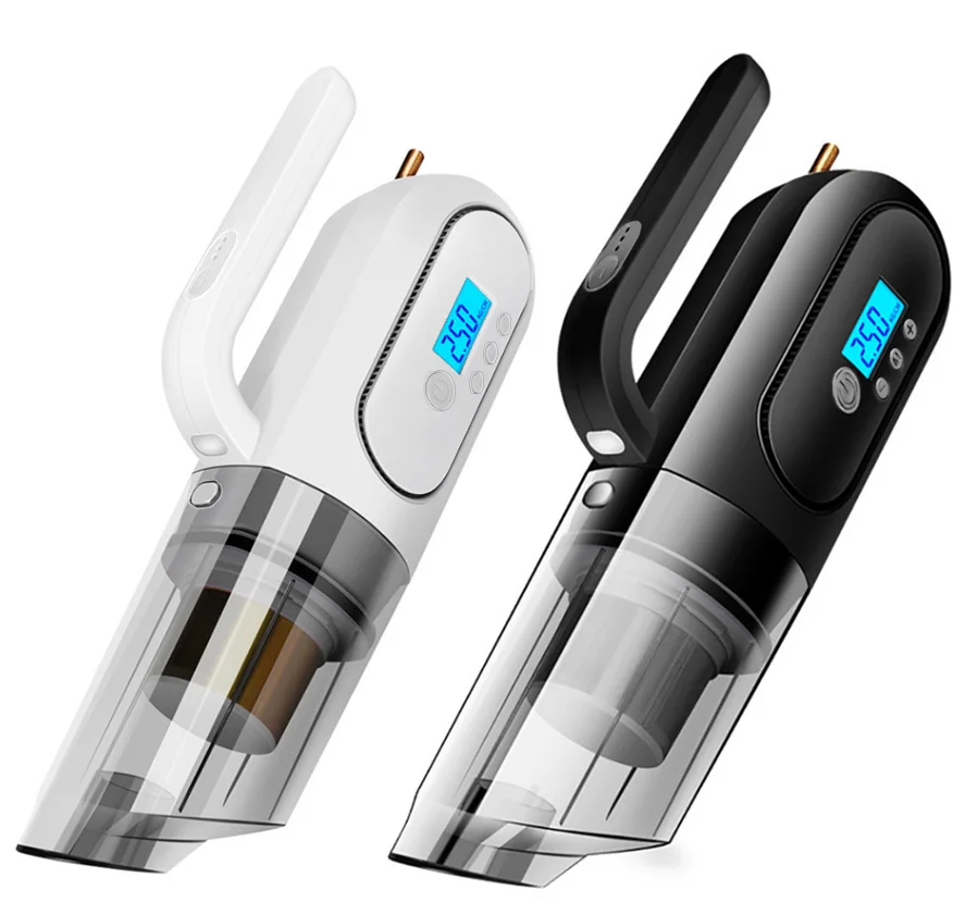 Multi-function 4 in 1 Vacuum Cleaner Four in One Car Washer Vacuum Cleaner Strong Suction +Inflation +Lighter +Tire Pressure