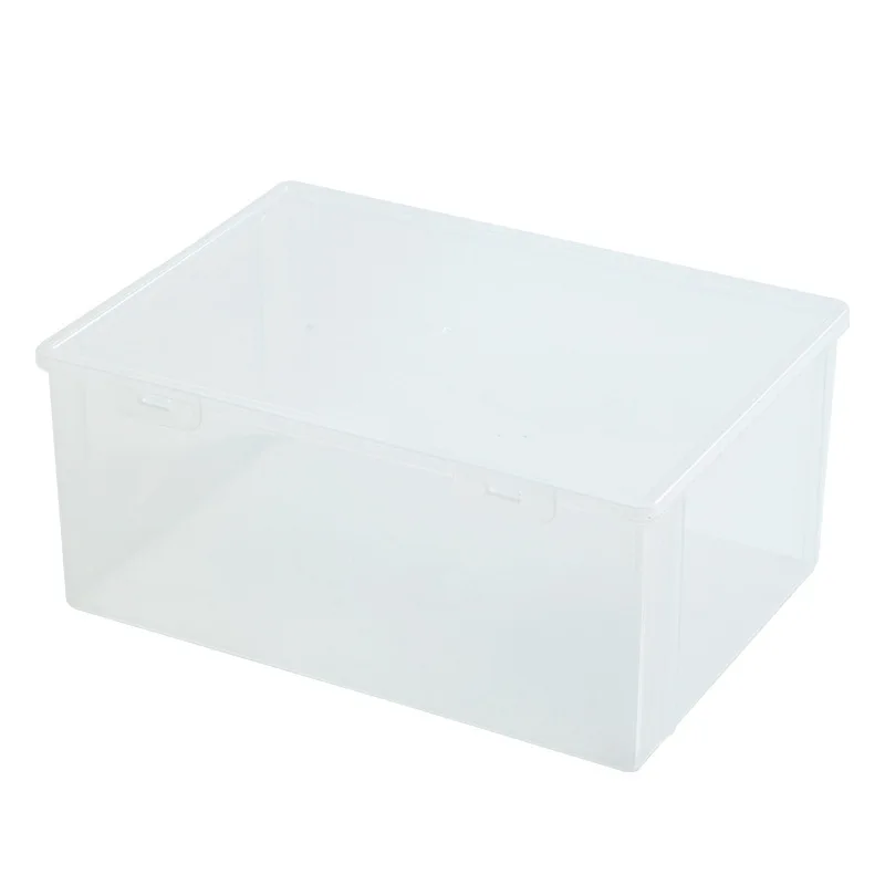 Block Transparent Plastic Storage Box Small 2800ml  Toy Organiser Household Storage Boxes