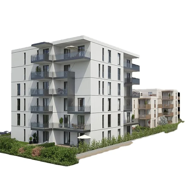 Qingdao RT Modern Design Prefabricated Steel Structure for Cows Farm Villa Bedroom Office Building Warehouse-Heavy Type