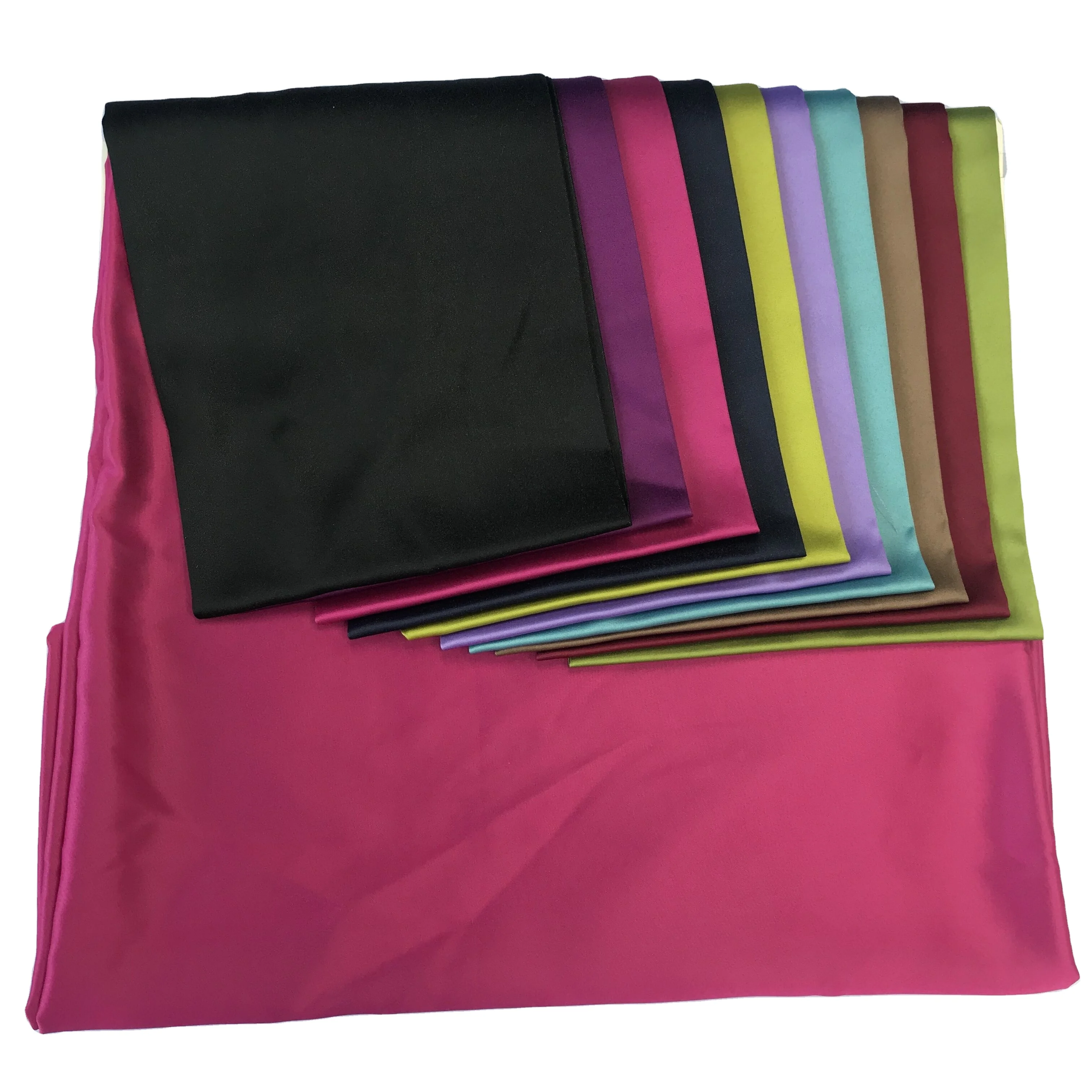 New Product Explosion 100%polyester 75d Satin two-tone Vietnam silk Fabric for lady girls