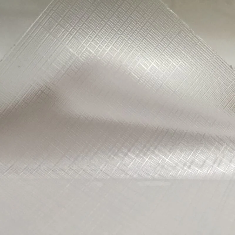 AOLI Crossing Texture Cold Lamination Film in roll, PVC Binding Covering, transparent cold lamination film