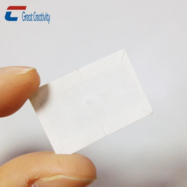 Rfid Luxury Label Anti Fake Sticker Jewelry Label Uhf Anti-theft Temper Proof Label Tag