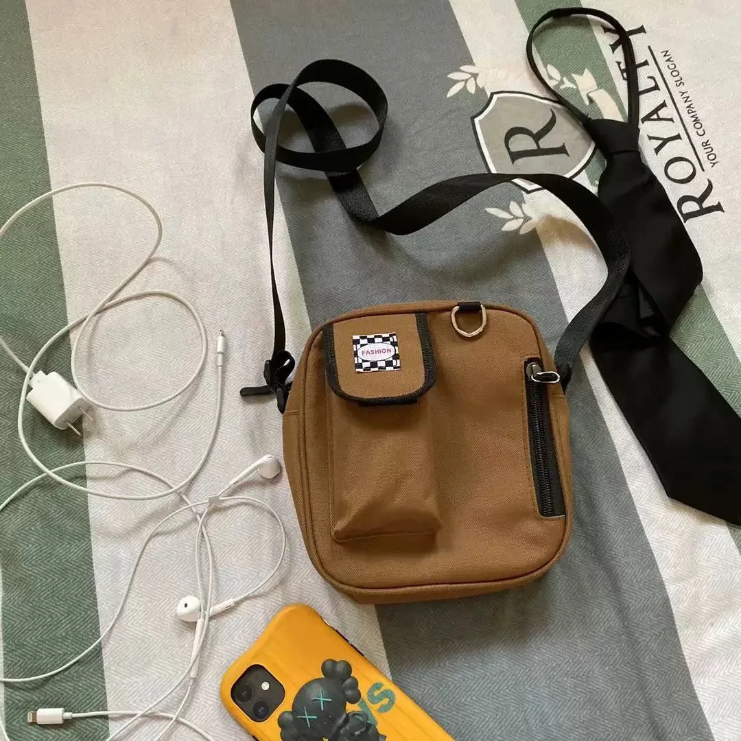 Outdoor sports custom logo  Cross-body   Sling Shoulder Bag  mobile phone shoulder bags for Men  Women Hip Hop Small Cross body
