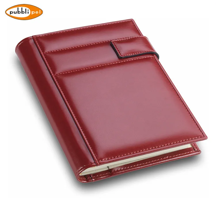 
17x24 High Quality Promotional Item Custom Leather Journal Hardcover Magnetic Agenda Diary 