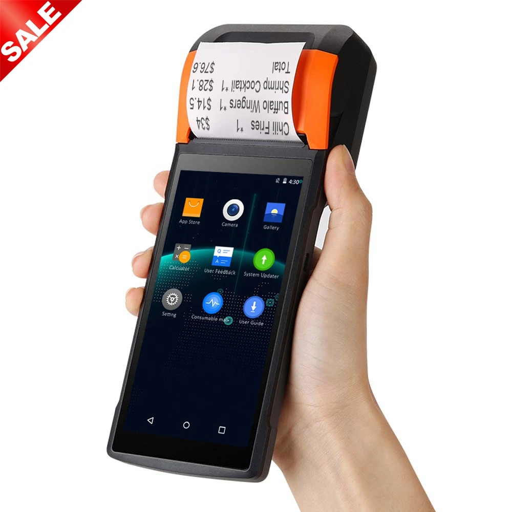  SUNMI V2 ручной принтер android pos программный терминал электронный кассовый аппарат Биллинговая