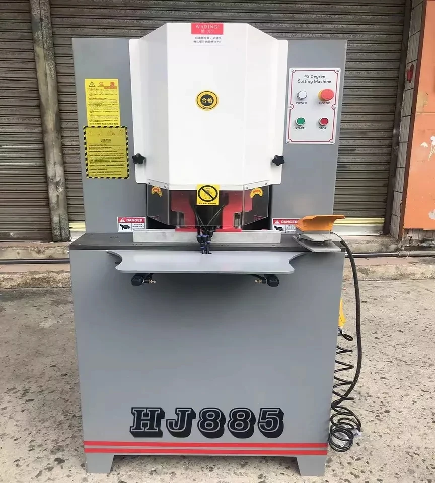 plantation shutter machines 45 90 degree  Automatic wood frame  double  saw aluminium cutting machine