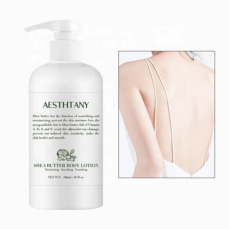 Good Moisturizing Scented Organic All Natural Vegan Shea Butter Body Lotion for Dry Skin