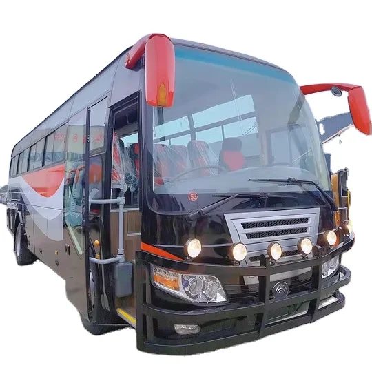 Well Reconditioned 57/47 Seats Diesel Coach Bus Right Hand Drive With Air Conditioner For Sale