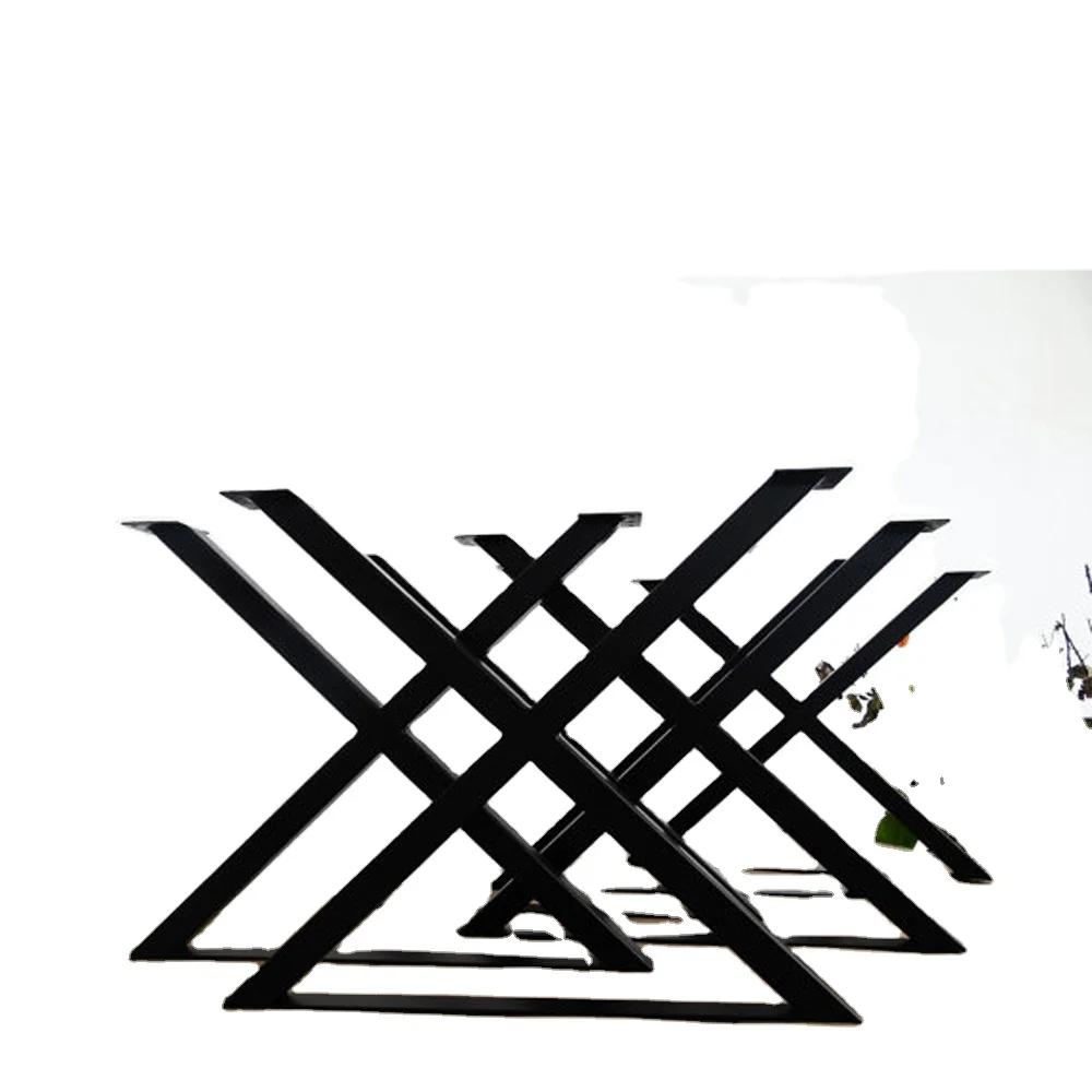 
Stainless steel,iron Furniture metal x leg table welding gold metal desk base steel silver chrome table legs polish 