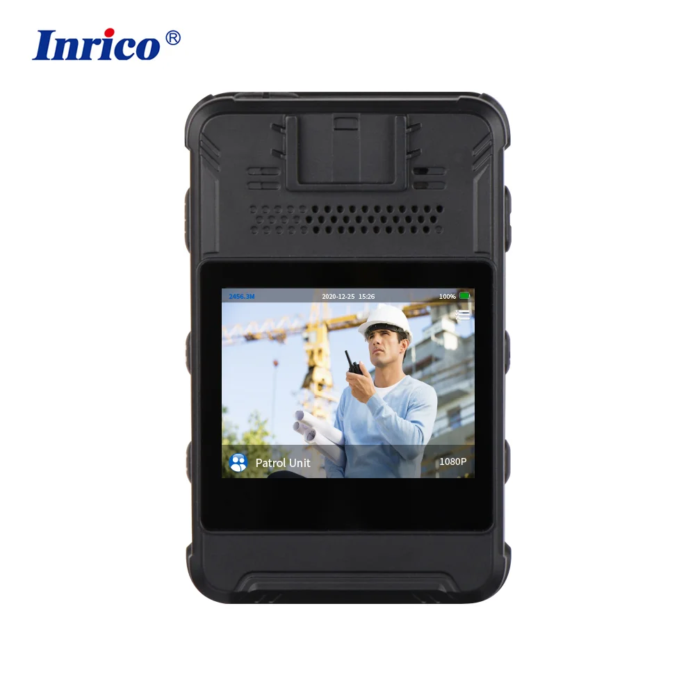 Inrico I-9 4G Body worn camera  for Public security with HD 1080P Display screen support NFC GPS and blue-tooth