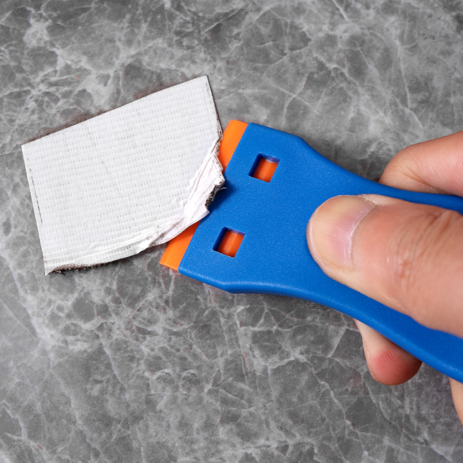 7mo Customize Sample Glue Removal Tool Kitchen Oven Ceramic Cleaning Plastic Razor Scraper