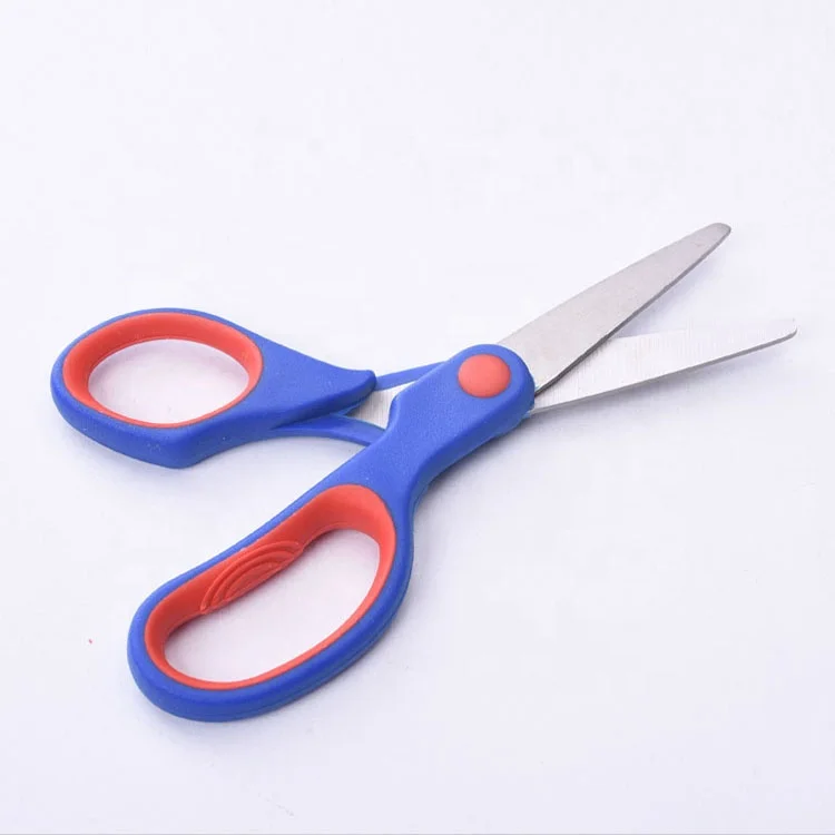 Multipurpose Sharp Color Plastic Left Handle Blade Shears Scissors Multipurpose for Office Home School Scissors