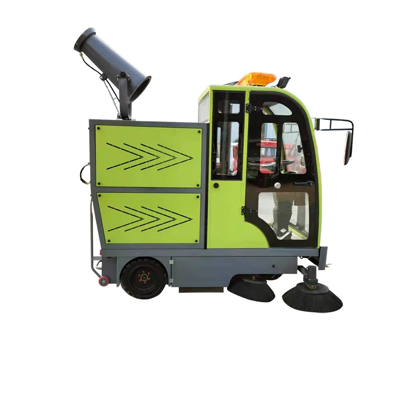 Machine industrial ride on road sweeper for sale parking lot electric floor cleaning street vacuum sweeper road cleaning machine