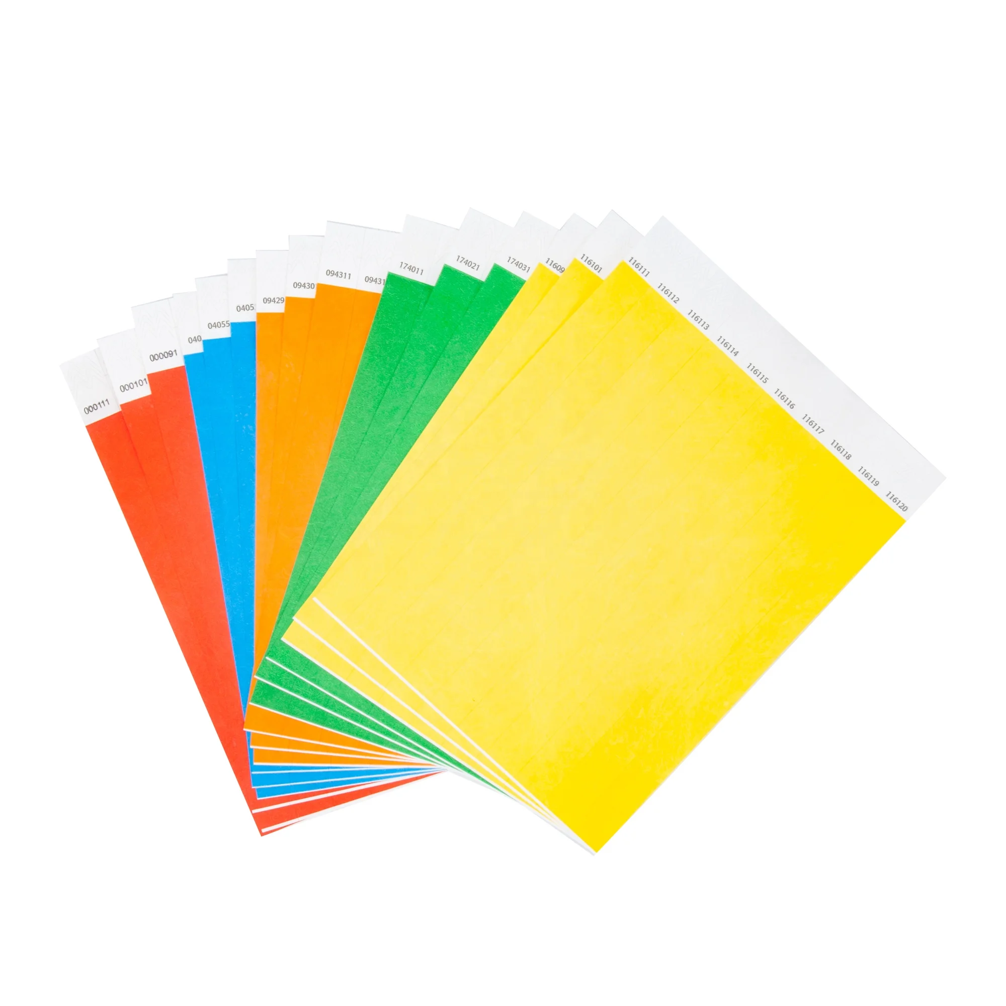 Новые оригинальные 3/4 одноразовые печатные браслеты tyvek для торжественных мероприятий