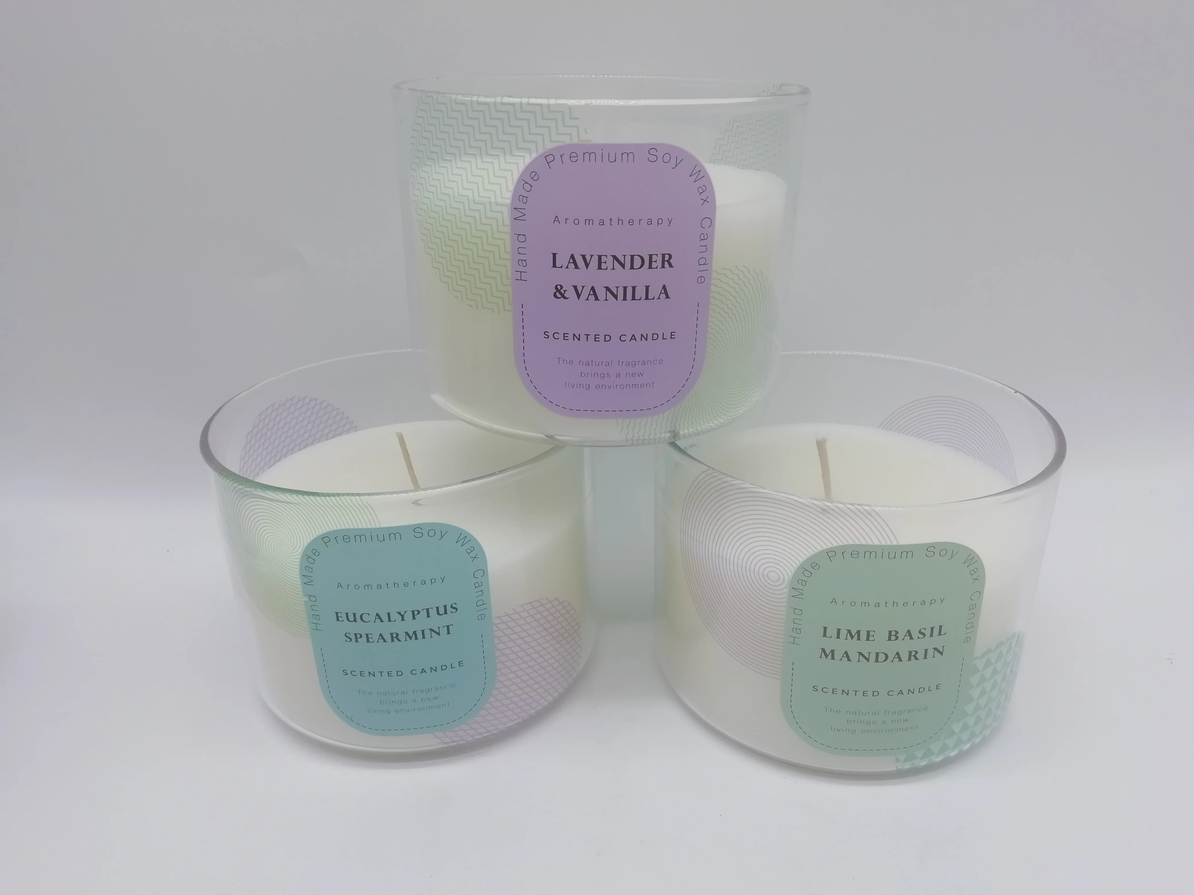 Yes Handmade and Soy Wax Material 3 Wick Triple Scented Candle