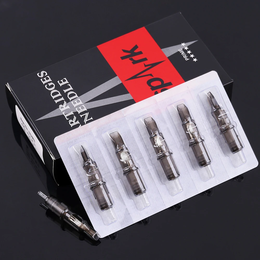 Spark Supplier Custom Membrane Permanent Makeup Body Skin Color Disposable Tattoo Cartridge Needles