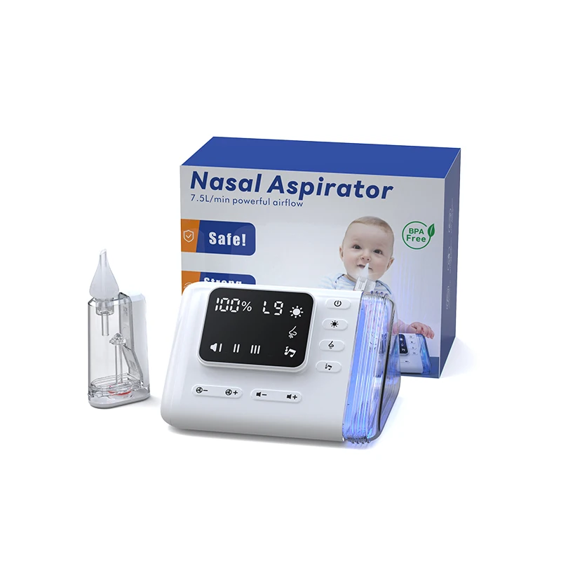 Best baby nasal aspirator reviews Customized Automatic Silent baby nasal aspirator suction to remove nasal mucus