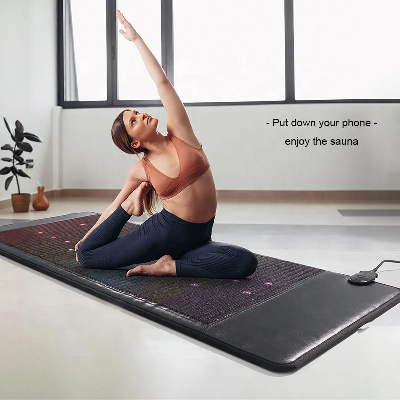 Red light photon pemf crystal mat factory direct sale infrared thermal pemf mat for pain relief