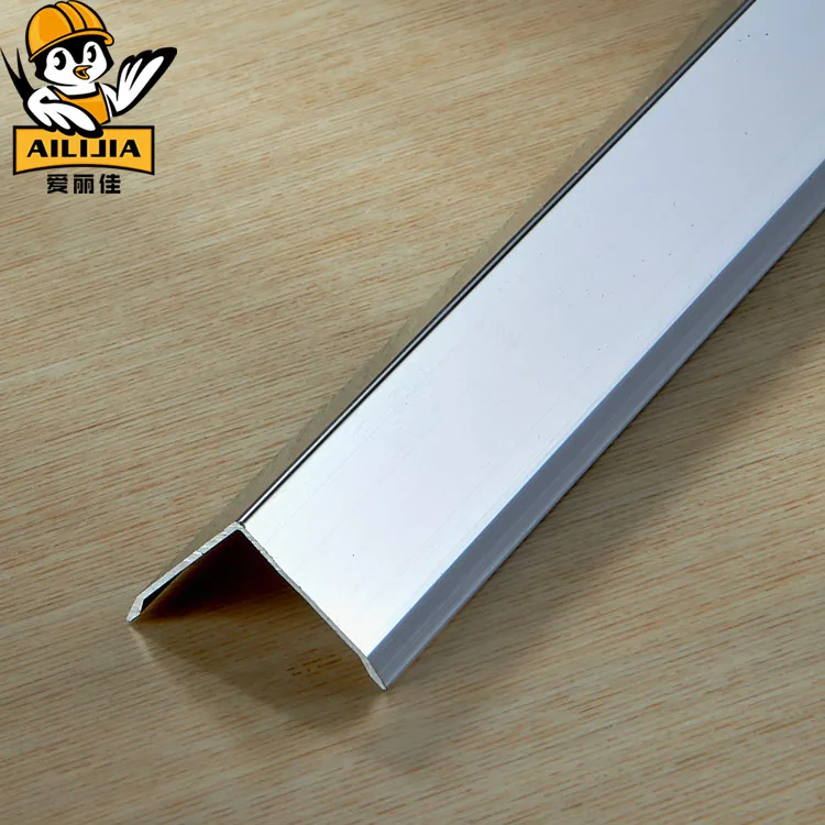Decorative Brass Aluminum Edge Trim Right Angle Tile Edge Tile Trims