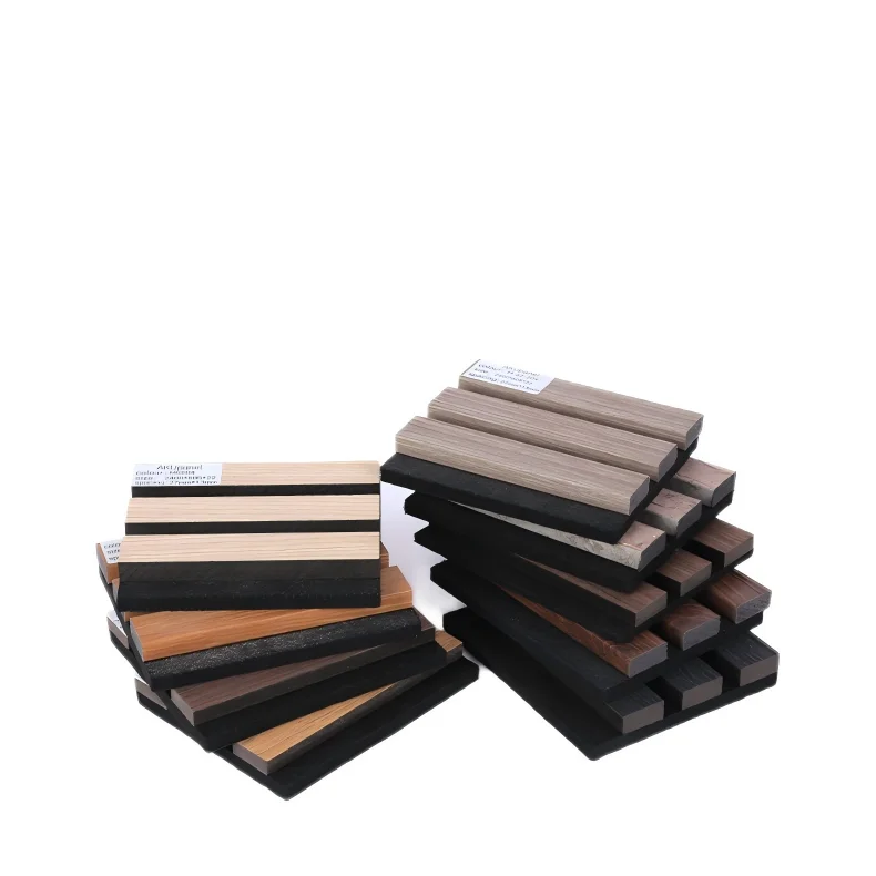Eco friendly wood grille wall panelling Conference Rooms wood solid wall panel
